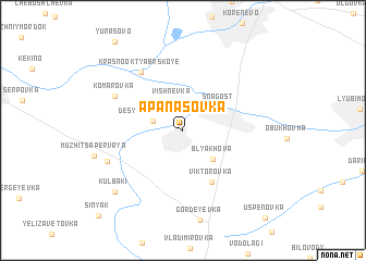 map of Apanasovka