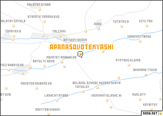 map of Apanasovo-Temyashi