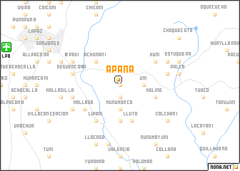 map of Apaña