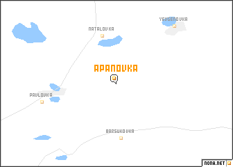 map of Apanovka