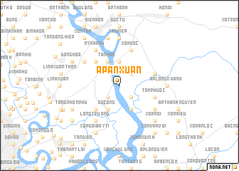 map of Ấp An Xuân