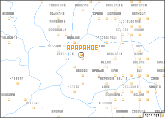 map of Apapahoé