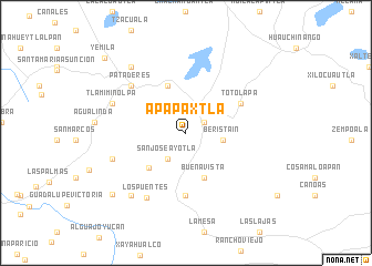 map of Apapaxtla