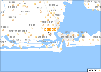 map of Apapa