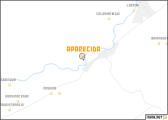 map of Aparecida