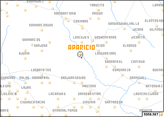 map of Aparicio