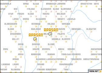 map of Apasan