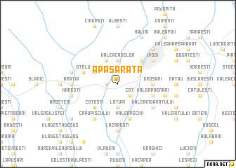 map of Apa Sărată