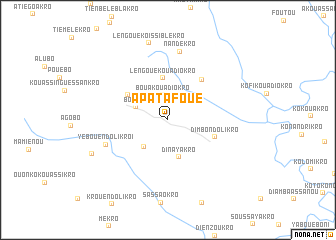 map of Apatafoué