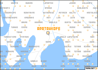 map of Apatawkofe