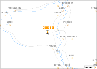 map of Apaţa