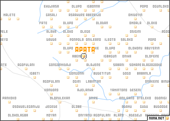 map of Apata