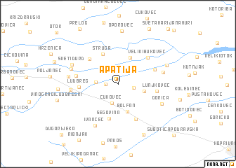 map of Apatija