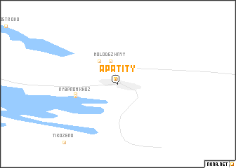 map of Apatity