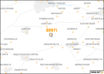 map of Apáti