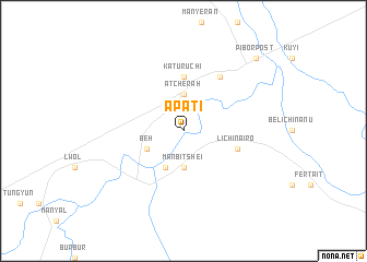 map of Apati