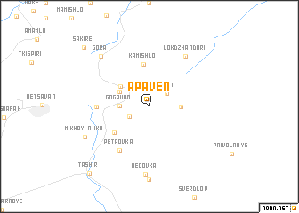 map of Apaven