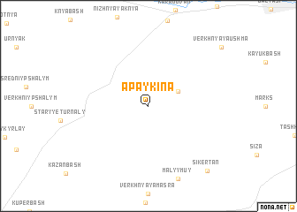 map of Apaykina