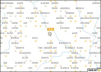 map of Apa