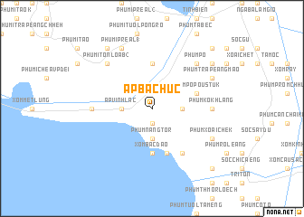 map of Ấp Ba Chúc