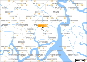 map of Ấp Bắc