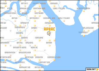 map of Ấp Bắc