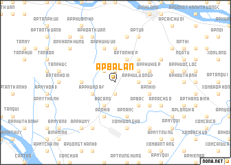 map of Ấp Bá Lan