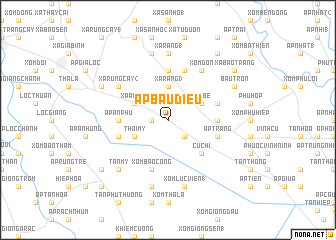 map of Ấp Bầu Ðiều