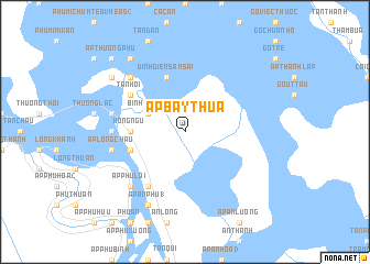 map of Ấp Bảy Thưa