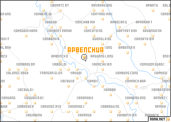 map of Ấp Bến Chùa