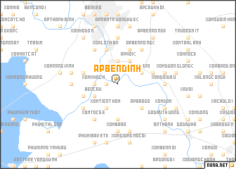 map of Ấp Bến Ðình