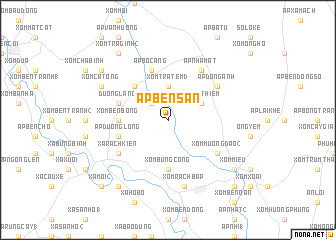 map of Ấp Bến Sắn