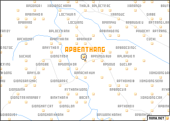 map of Ấp Bến Thang