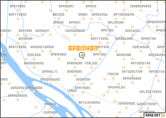 map of Ấp Bình An