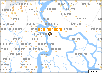 map of Ấp Bình Chánh