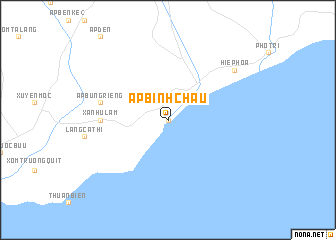 map of Ấp Bình Châu