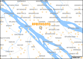 map of Ấp Bình Ðông