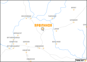 map of Ấp Bình Hòa