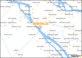 map of Ấp Bình Lợi