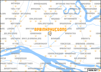 map of Ấp Bình Phục Ðông