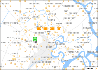 map of Ấp Bình Phước