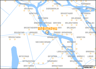 map of Ấp Bình Phú