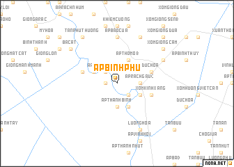map of Ấp Bình Phú