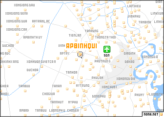 map of Ấp Bình Qứi