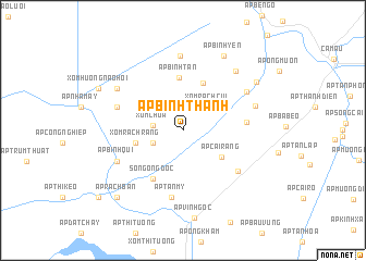 map of Ấp Bình Thạnh
