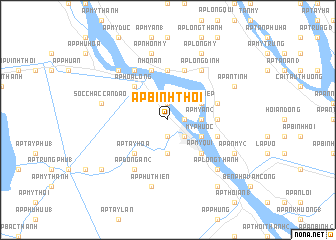 map of Ấp Bình Thới