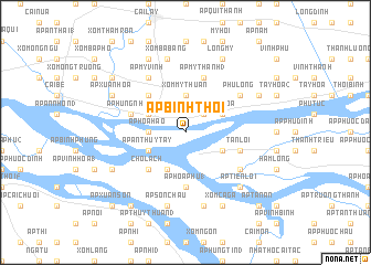 map of Ấp Bình Thới