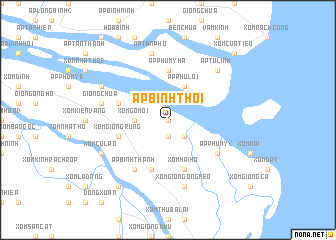 map of Ấp Bình Thới