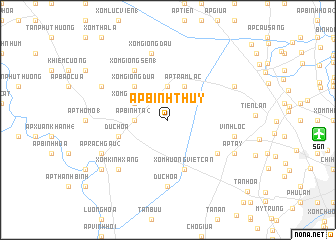 map of Ấp Bình Thủy