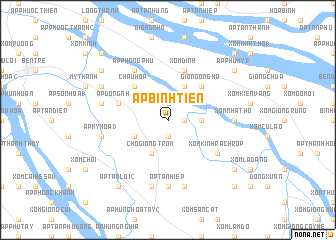 map of Ấp Bình Tiên